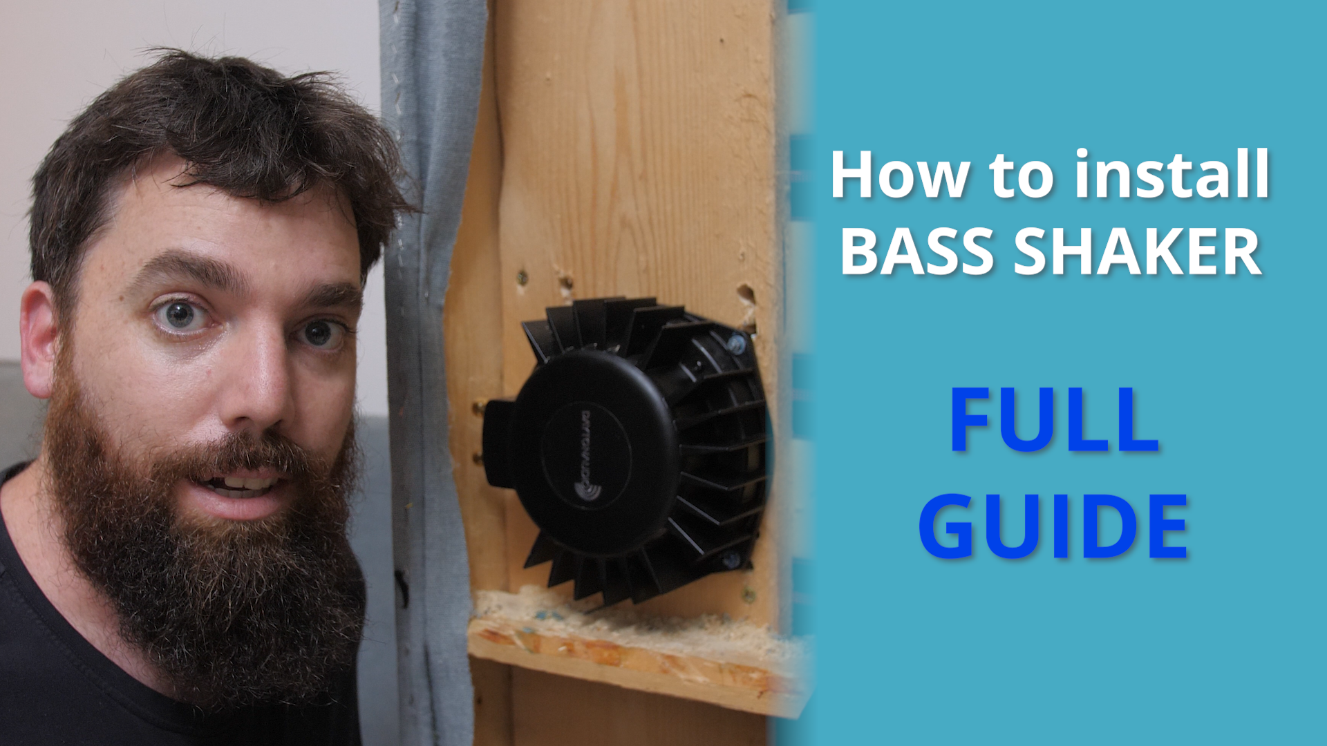 You are currently viewing Immersive audio system – How to install a Bass Shaker – Full guide